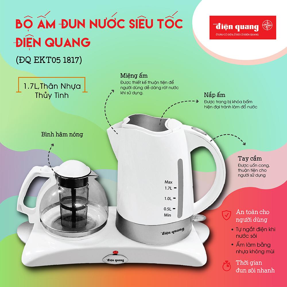 Ấm siêu tốc Điện Quang EKT05 1817 1.7L
