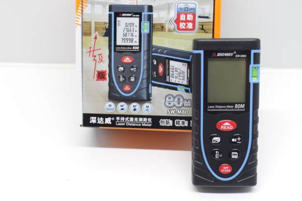 Thước đo khoảng cách bằng tia laser SNDWAY SW-M80 phạm vi đo 80M