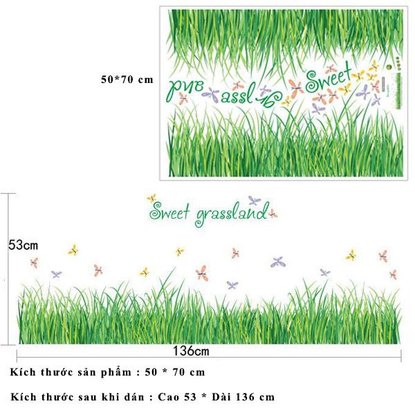 Decal cỏ voi xanh SK7090