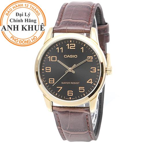 Đồng hồ nam dây da Casio MTP-V001GL-9BUDF