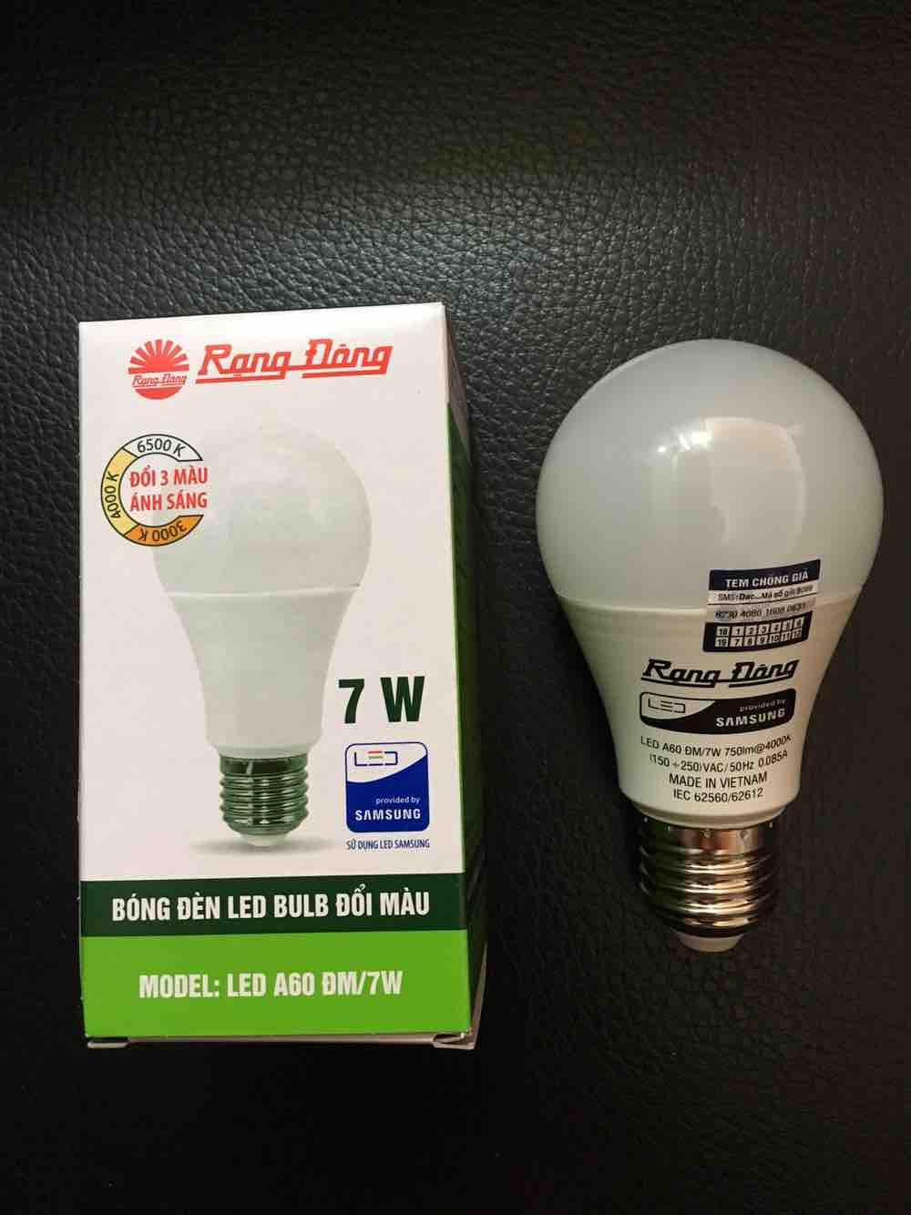 Bóng Đèn Led Rạng Đông A60 - 7W