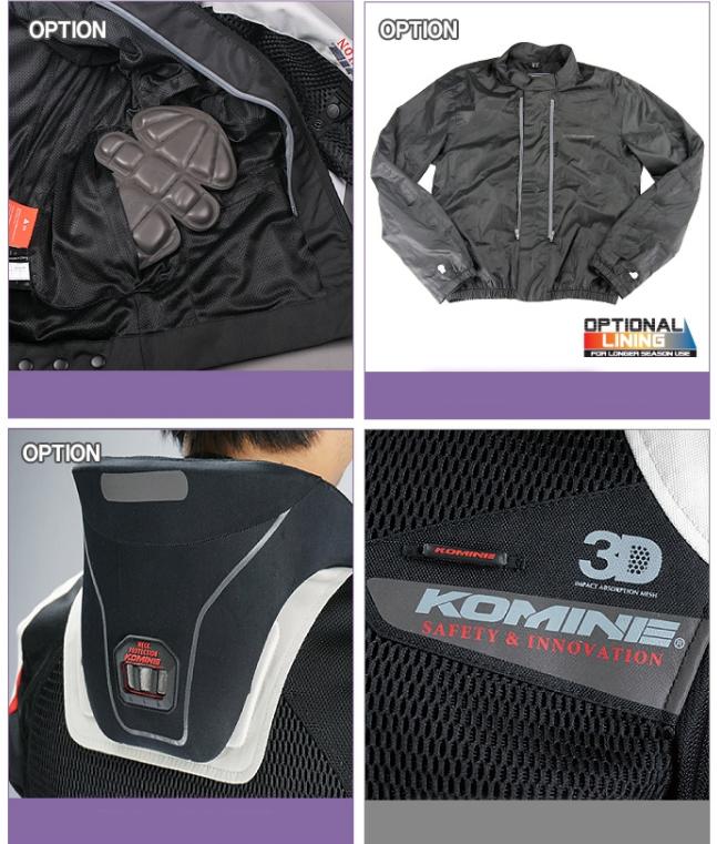 Áo khoác giáp Komine 3D JK092