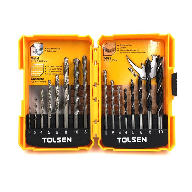 BỘ 16 MŨI KHOAN TOLSEN 75628