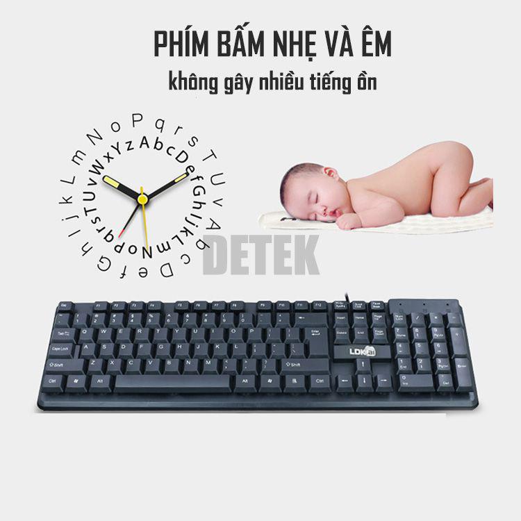 Bộ bàn phím chuột Detek TK13