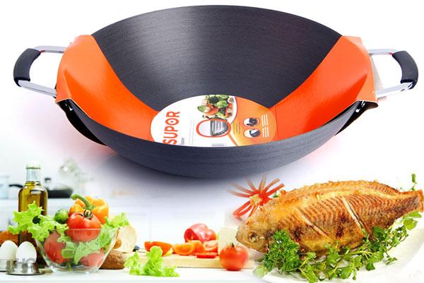 Chảo xào Supor H07011-3 - 36cm