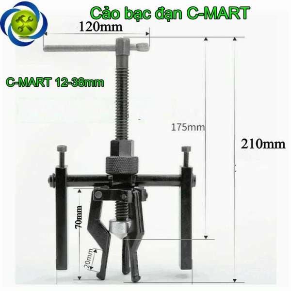 Cảo bạc đạn trong C-Mart B0047 12-38mm