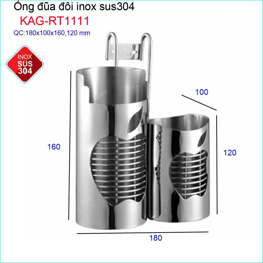 ỐNG ĐỰNG ĐŨA NHÀ BẾP INOX KAG-RT1111