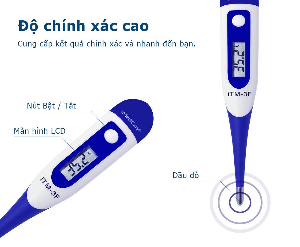 Nhiệt kế điện tử đầu mềm iMediCare iTM-3F