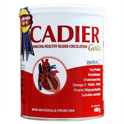 Sữa Cadier Gold Cho người Tiểu đườngTim mạch