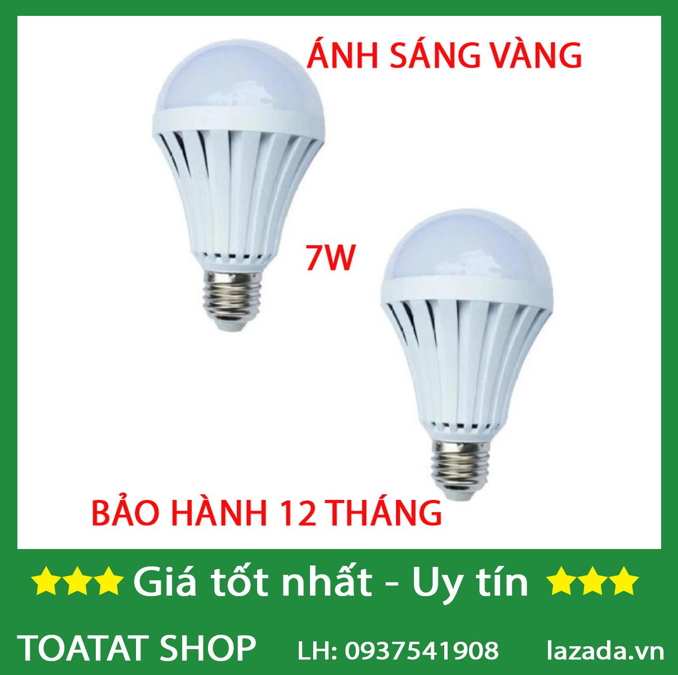 Bóng đèn led cầu 7w (vàng)