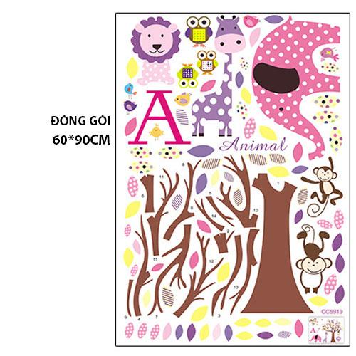 Decal Cute Animals CC6919