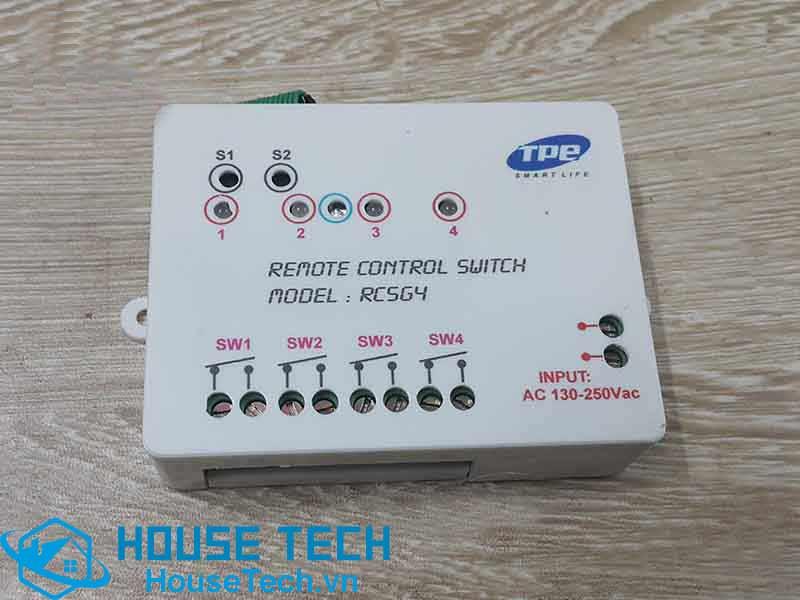 Công tắc điều khiển từ xa TPE RC5G4