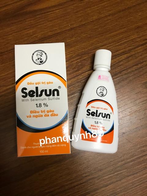 Dầu gội trị gàu Selsun 1.8% 100ml