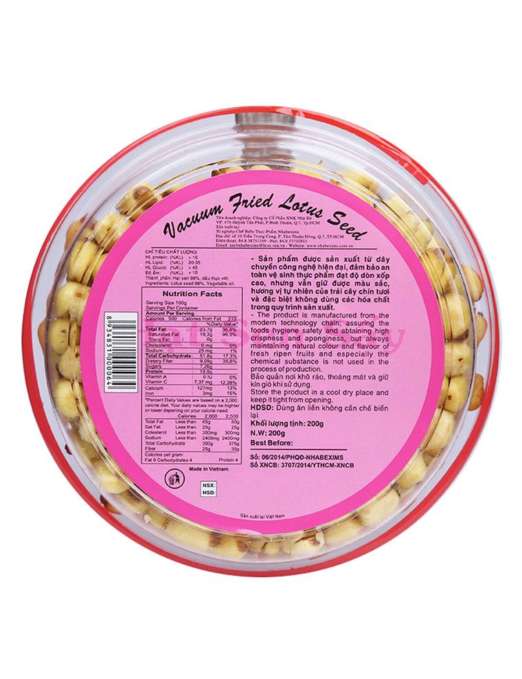 Hạt Sen Sấy Nhabexims 200G