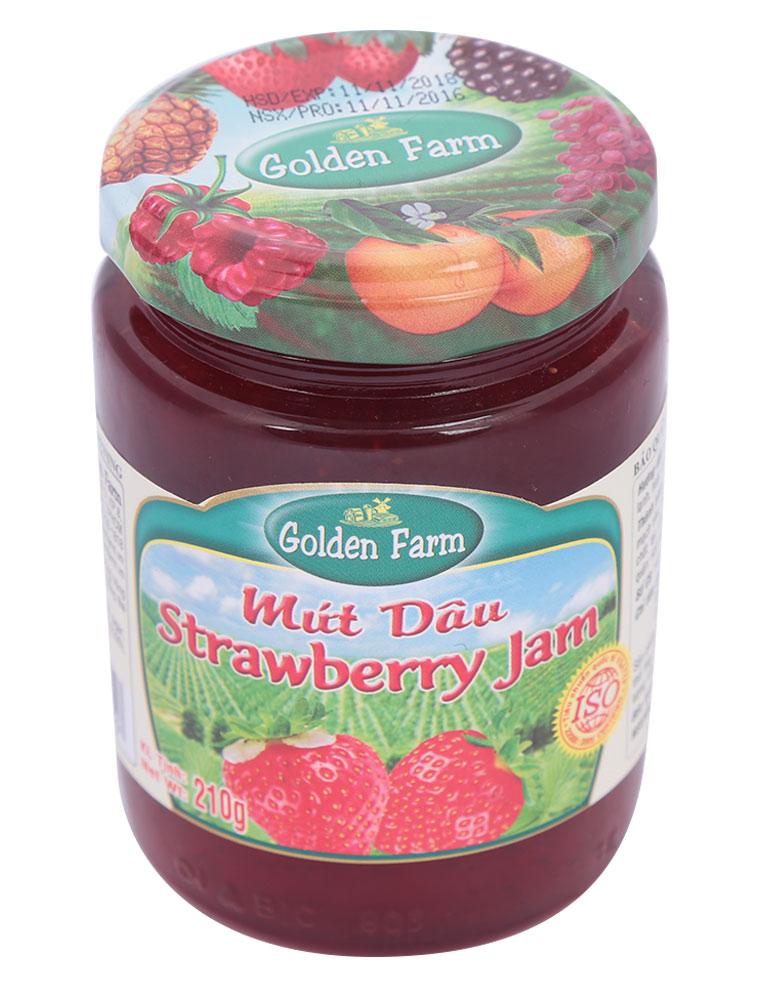 Mứt dâu Golden Farm - 210g