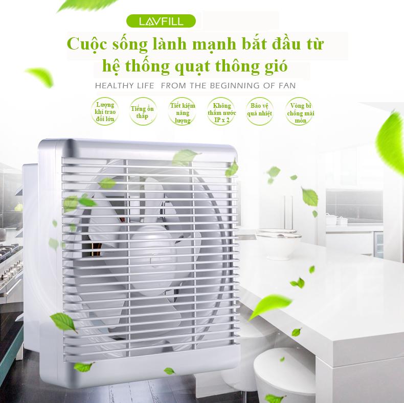 QUẠT THÔNG GIÓ 2 CHIỀU LAVFILL LFW-20DK