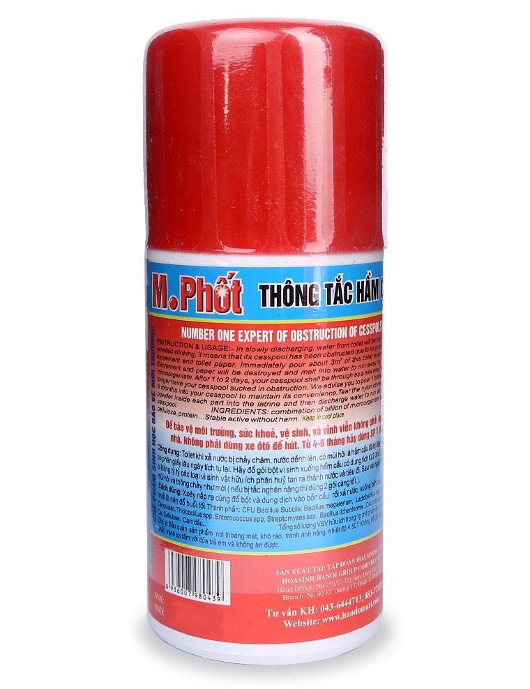 Thông Tắc Hầm Cầu M.Phốt Hando 600ml