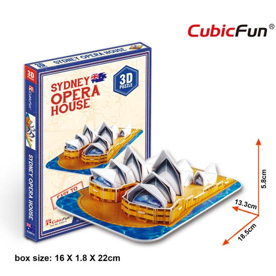 Bộ xếp hình 3D nhà hát Opera Sydney Cubic Fun C067h