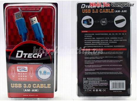 Cáp nối USB- USB 3.0 1.8m Dtech CU0121