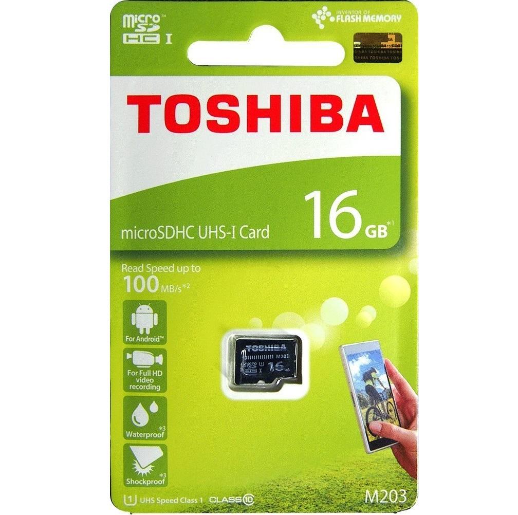 Thẻ nhớ MicroSDHC Toshiba M203 16GB