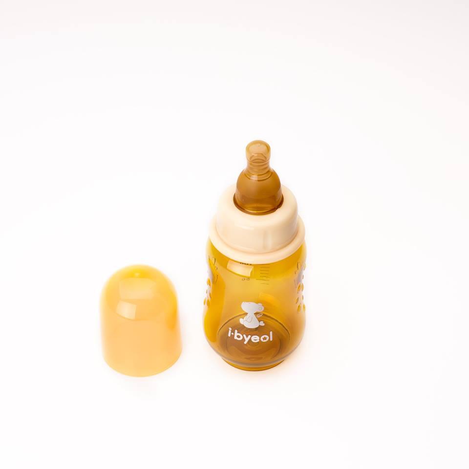 Bình sữa  cổ rộng siêu diệt khuẩn Nano Silver Mispic 150ml