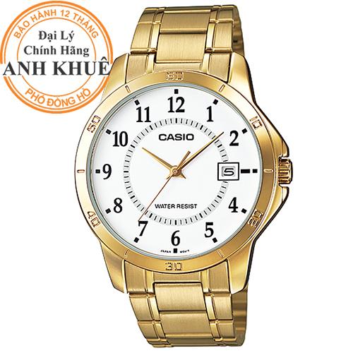 Đồng hồ nam dây kim loại Casio MTP-V004G-7BUDF