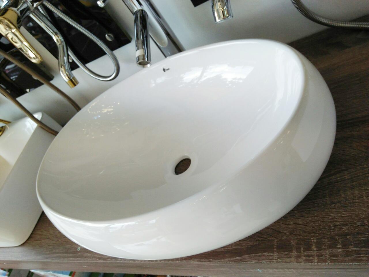 Chậu Lavabo rửa mặt để bàn oval