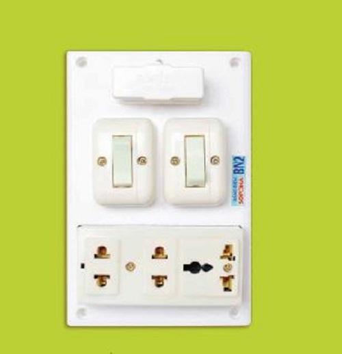 BẢNG ĐIỆN 1 CẦU CHÌ 2 CÔNG TẮC 1 Ổ CẮM SOPOKA BN2