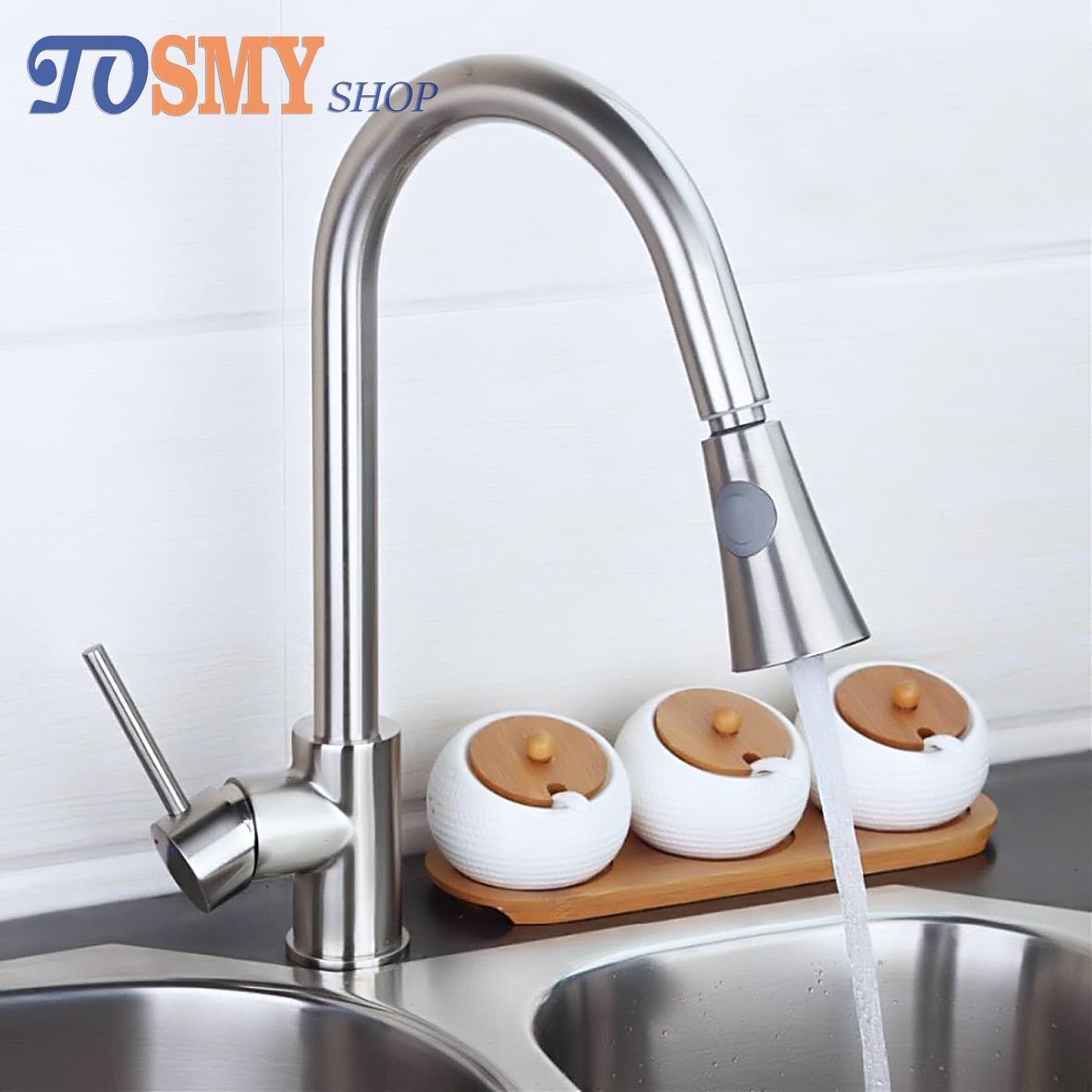 Vòi rửa chén Inox 304 Sanji KCNI-03