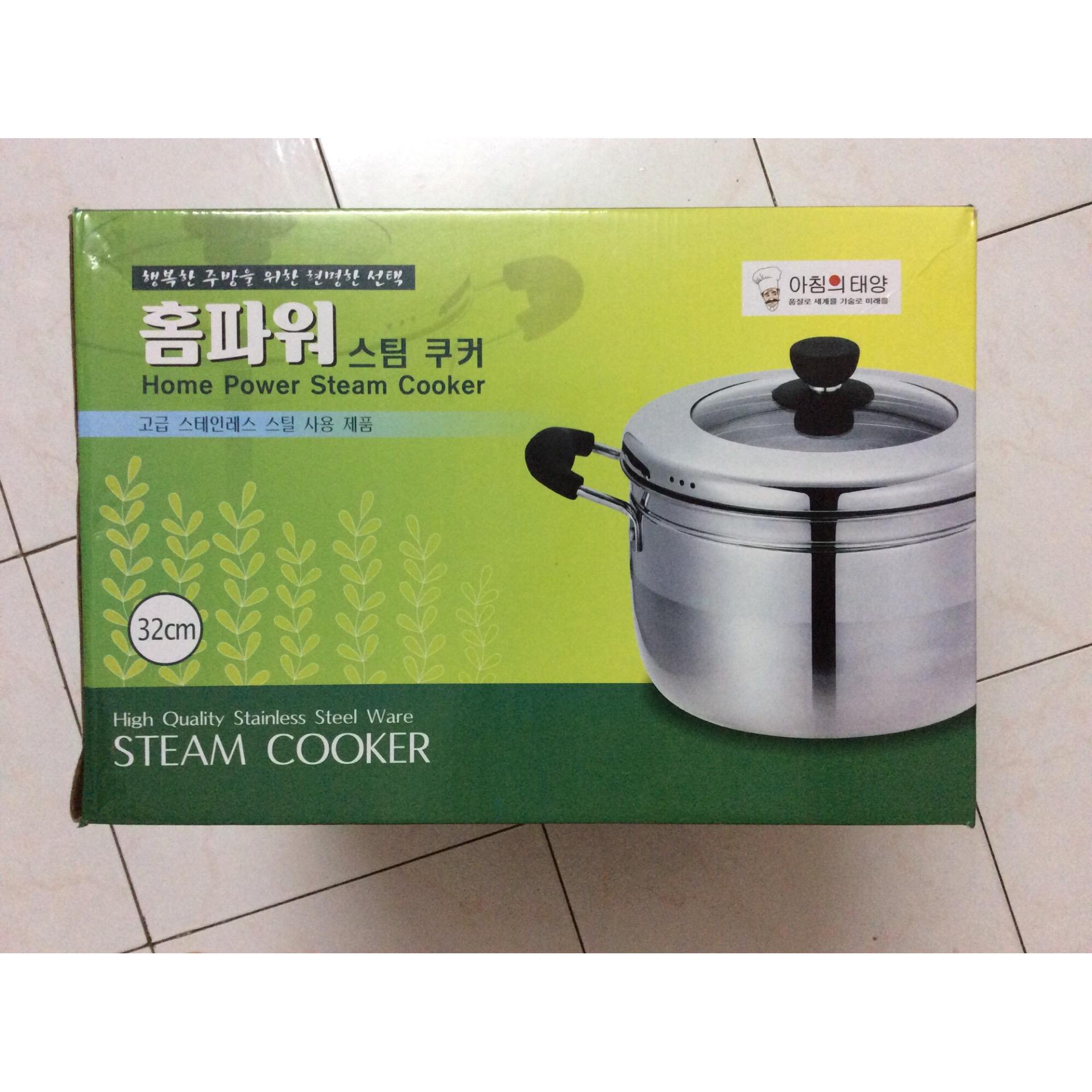 Nồi hấp Hàn Quốc inox Steam Cooker 30cm