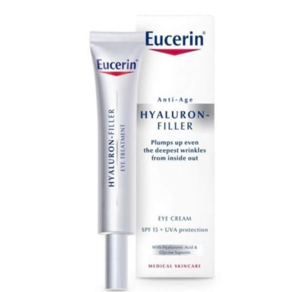 Kem dưỡng làm mờ vết nhăn vùng mắt Hyaluron Eyes - Eucerin 63536