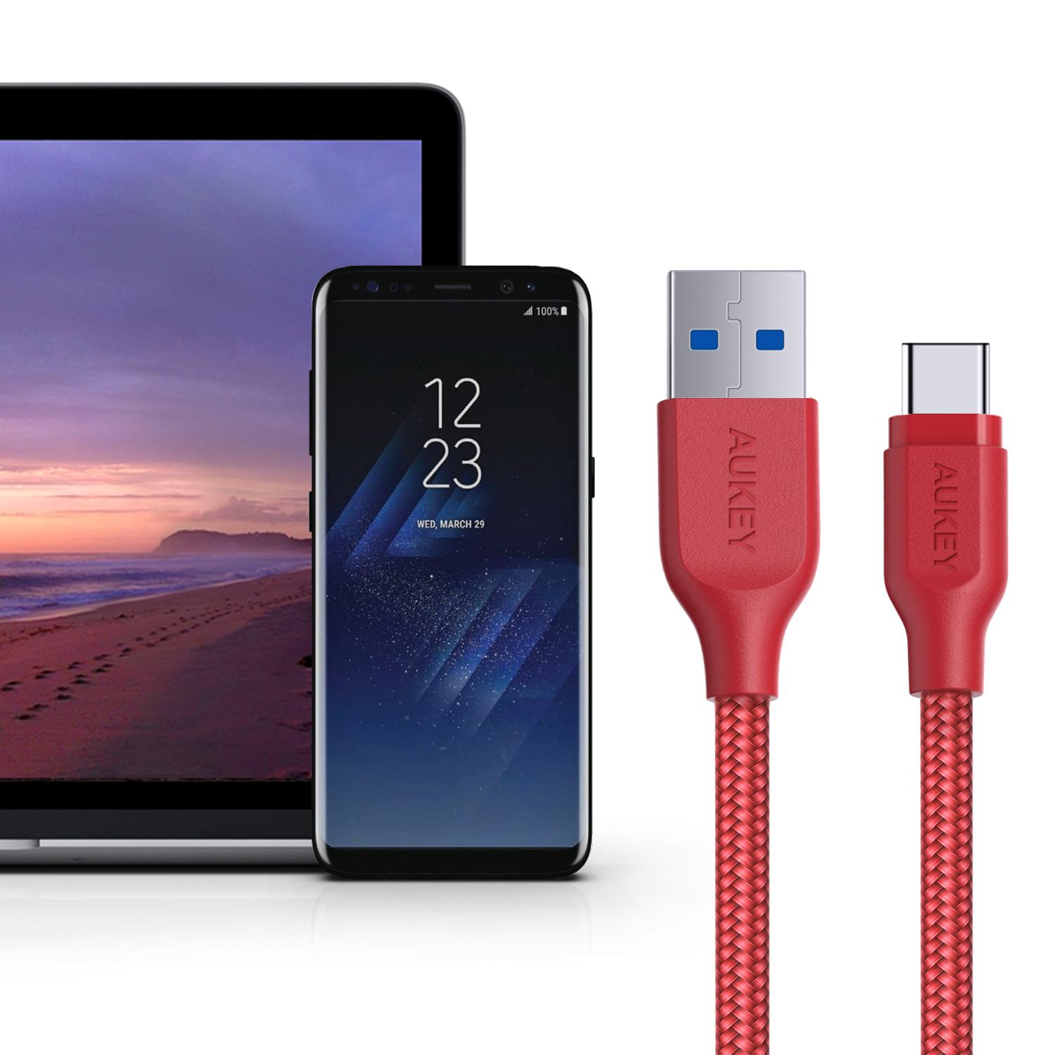 Cáp Sạc Type-C Aukey CB-AC2