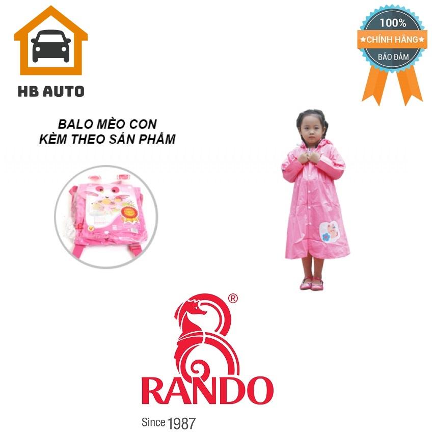 Áo mưa trẻ em Mèo con Rando
