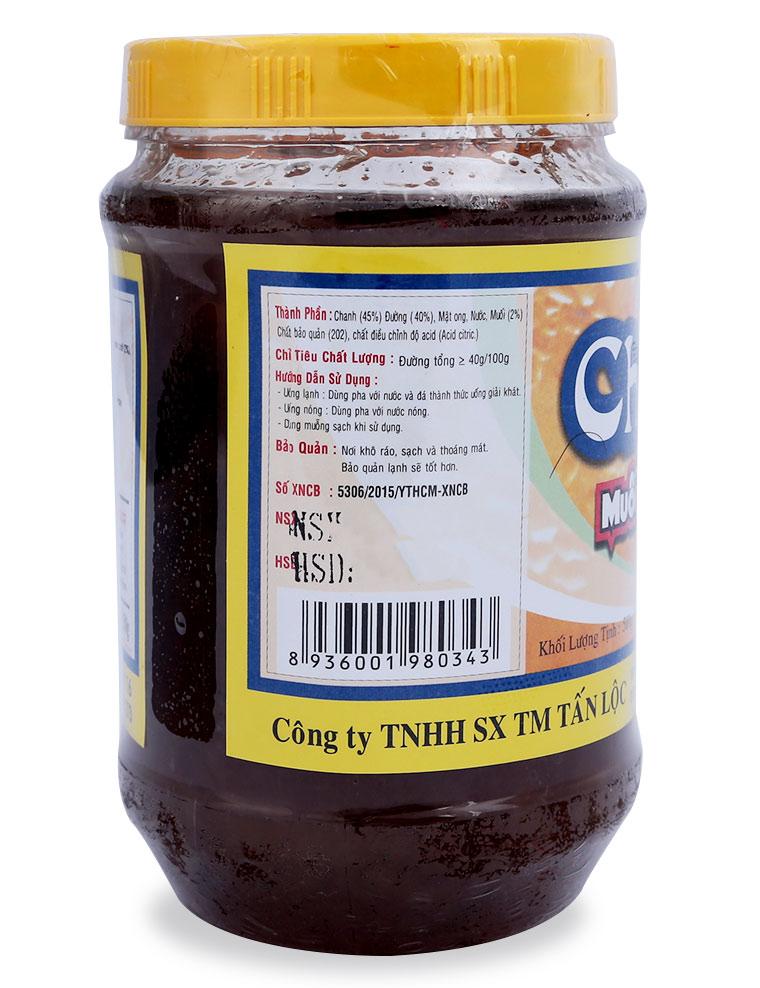 Chanh Muối Đường Tấn Lộc 580G