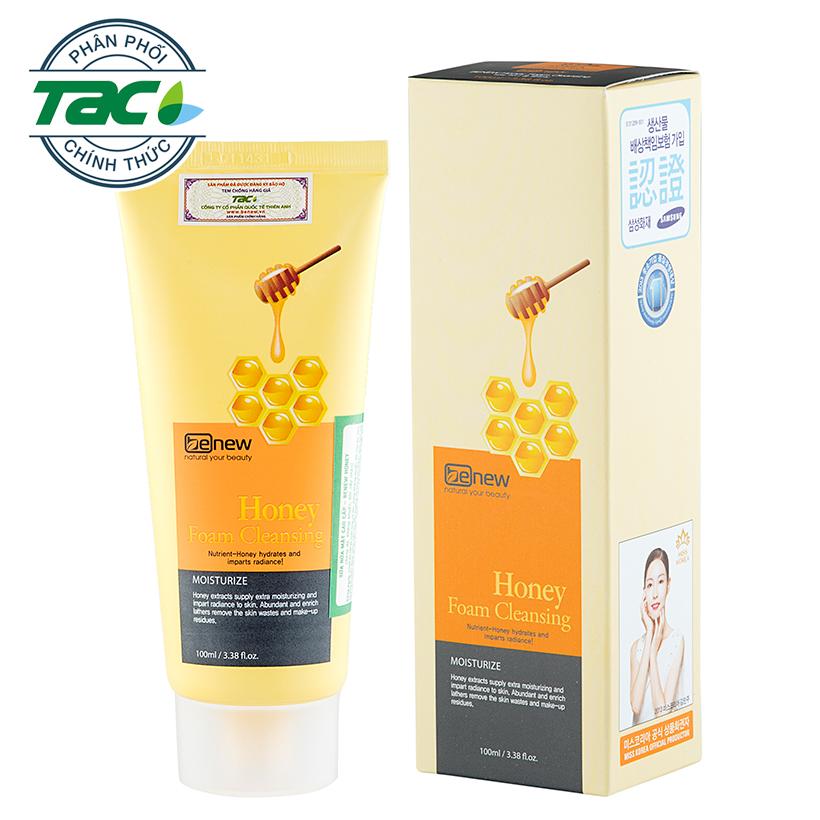Sữa Rửa Mặt Benew Honey Foam Cleansing 100ml