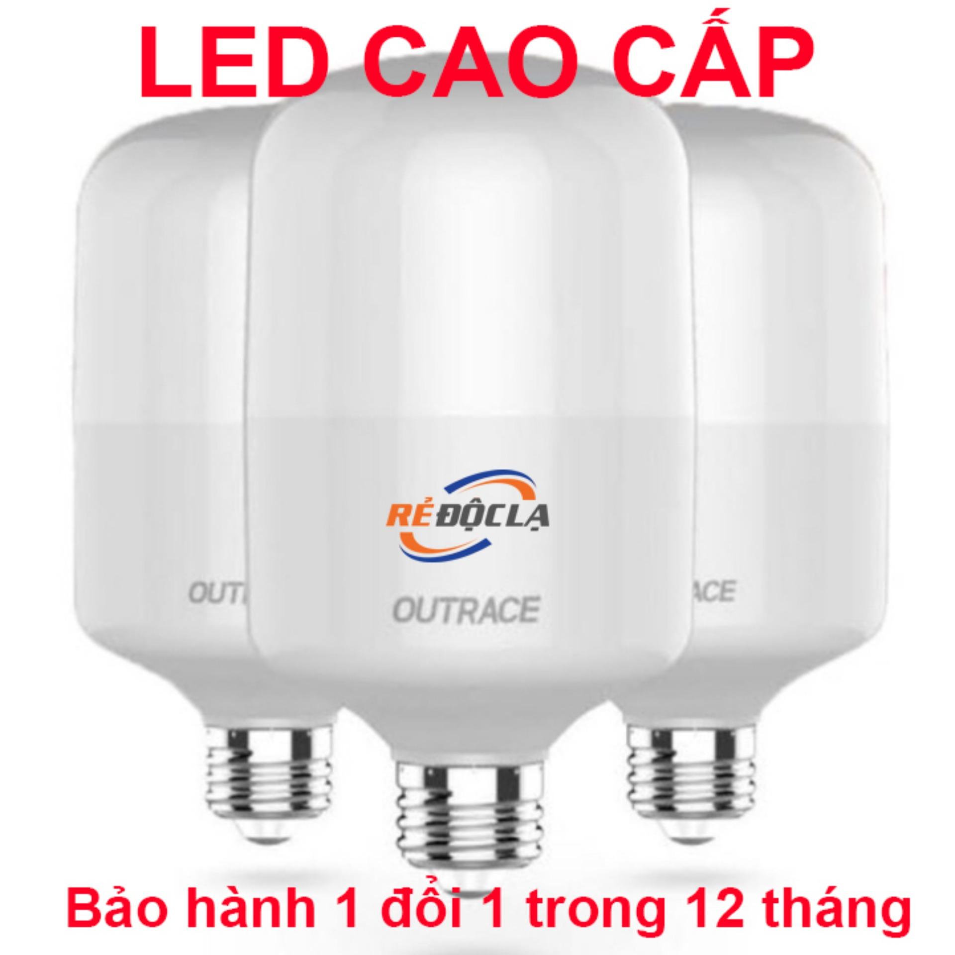 Bóng đèn Led bulb Trụ 30W Outrace ( Ánh sáng trắng ) - Led Cao Cấp- LED SHOP