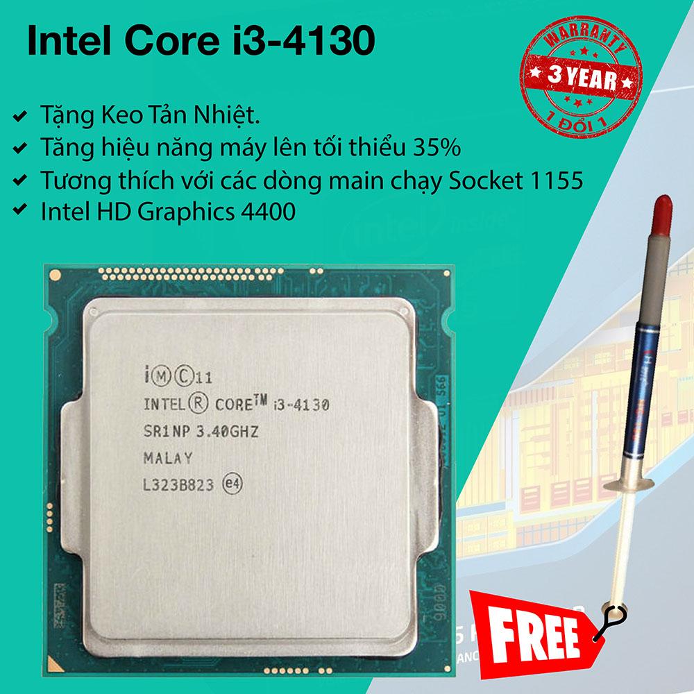 Bộ vi xử lý - CPU Intel Core i3 4130 - 3.4 GHz - 3MB Cache