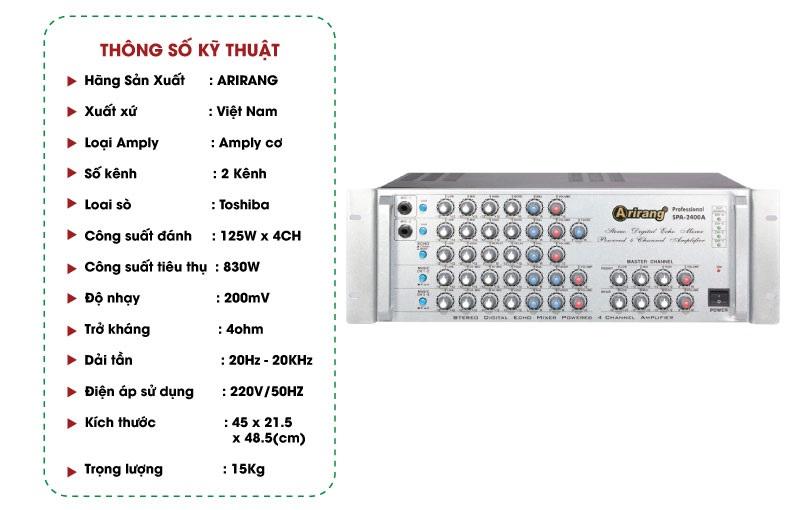 Amply Arirang SPA-2400A