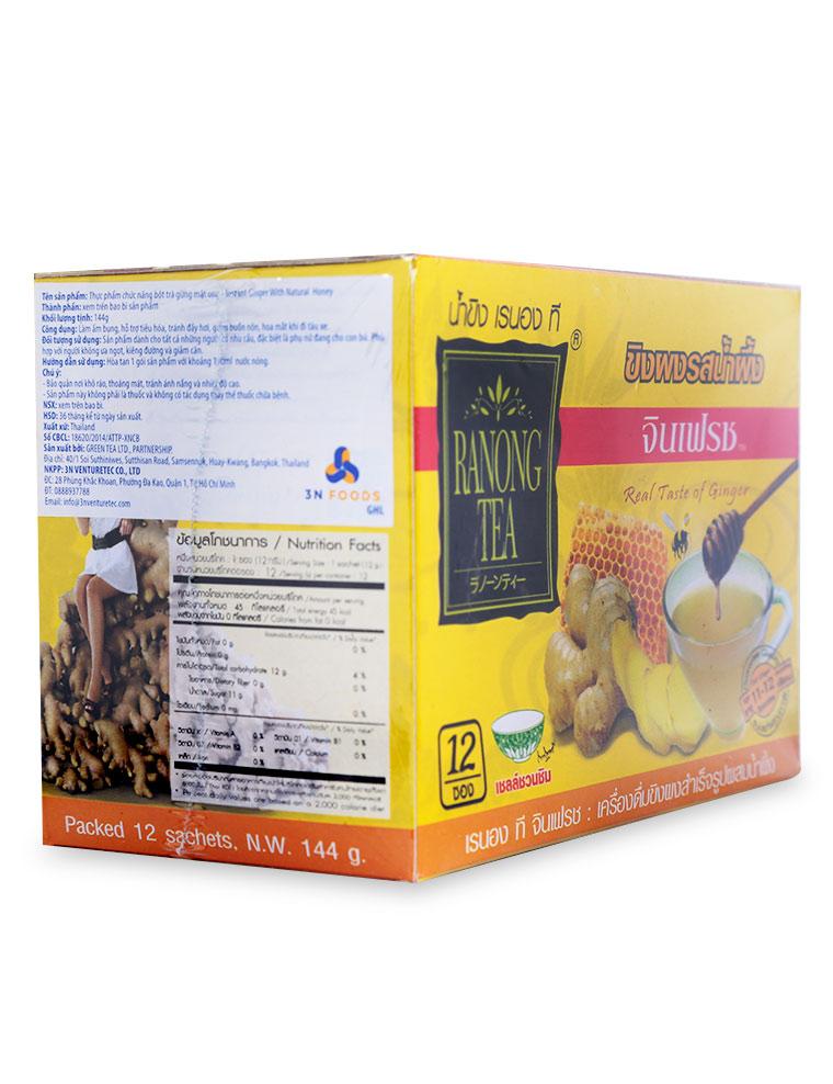 Bột Trà Gừng Mật Ong Green Tea