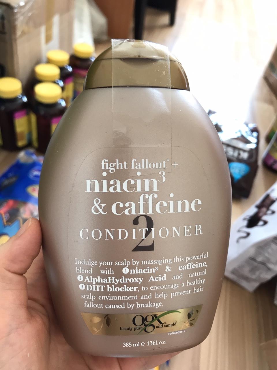 Dầu xả OGX Niacin & Caffeine Conditioner