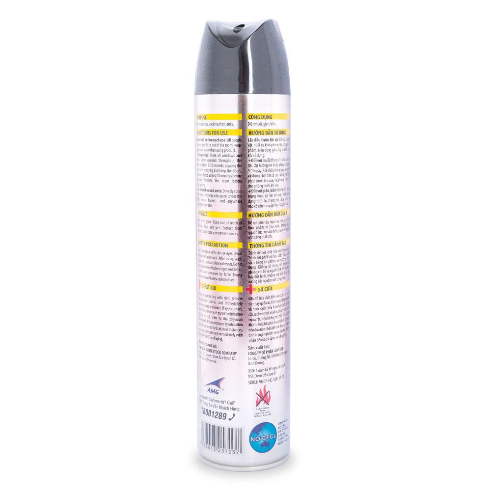 Bình Xịt Côn Trùng Red Foxx Super Hương Lavender 600ml