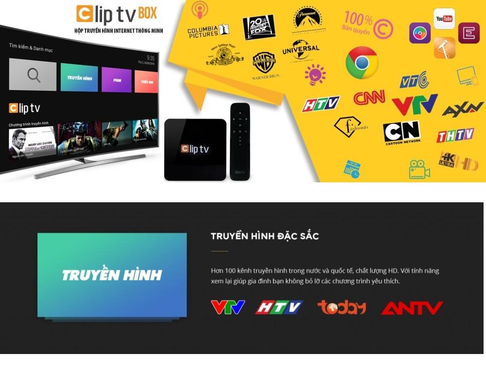 Tivi box CLIP TV BOX F1s