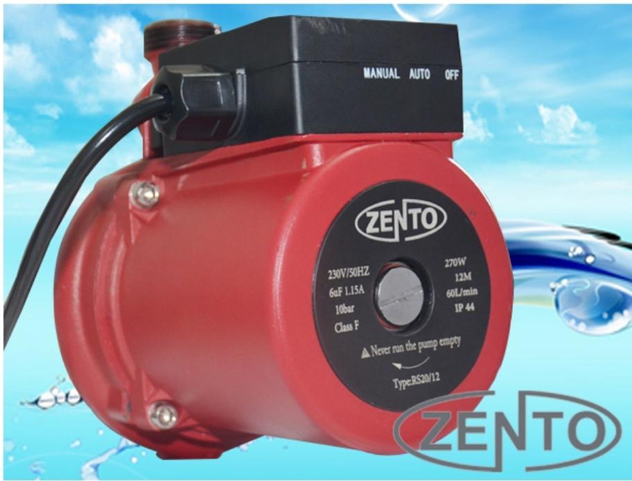 MÁY BƠM TĂNG ÁP ZENTO ZT-RS20/12