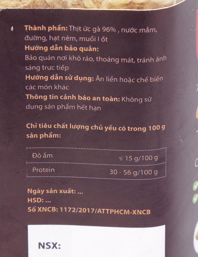 Chà Bông Thịt Gà Choice L 120g