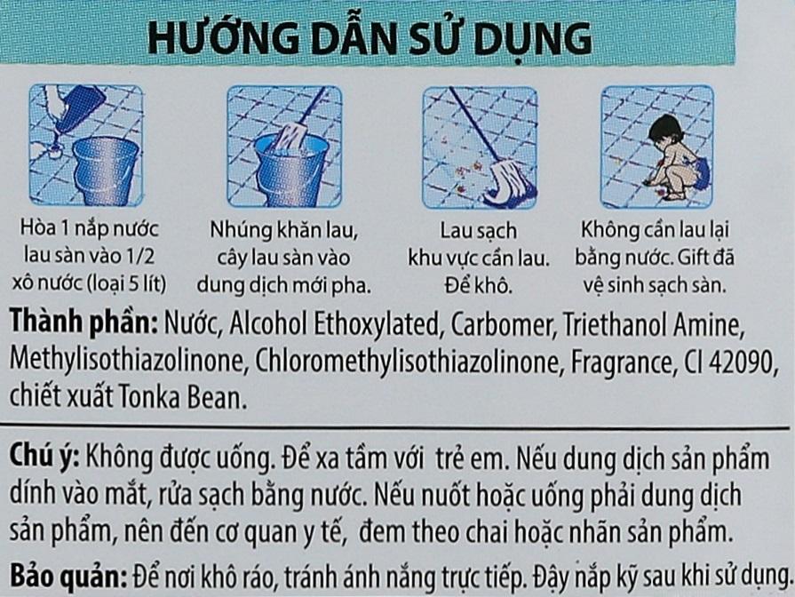 Nước lau sàn Gift hương Gió biển