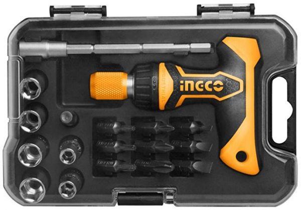 Bộ tua vít tay cầm chữ T Ingco HKSDB0188