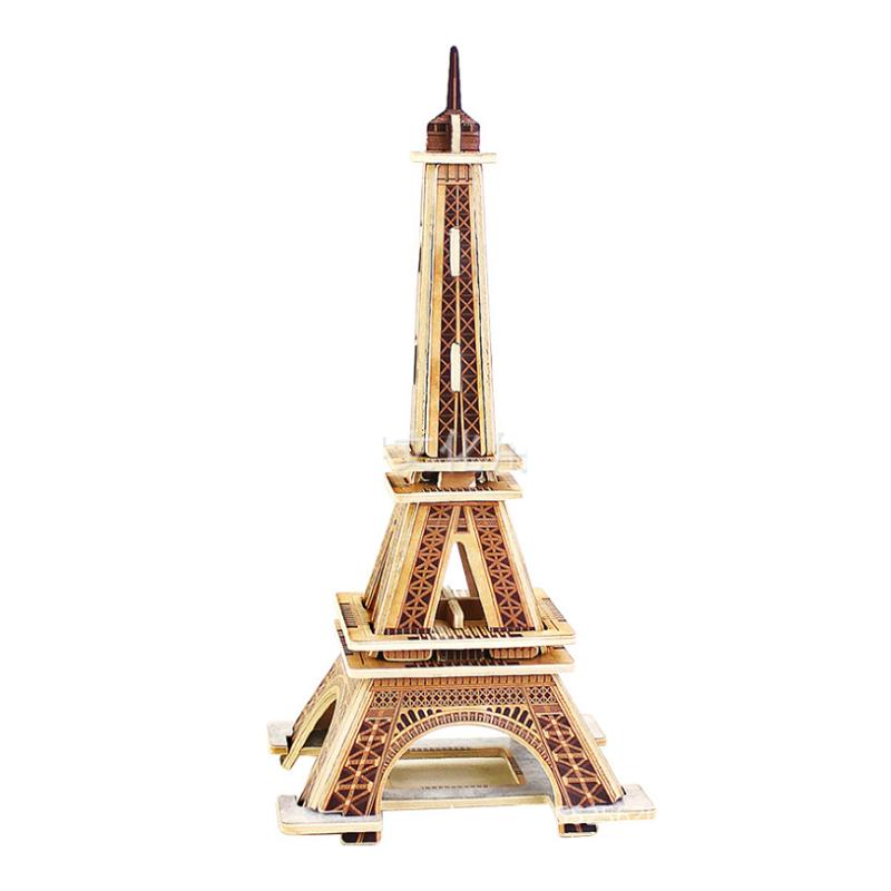 Đồ chơi lắp ráp gỗ 3D Robotime MJ201 - Mô hình Tháp Eiffel