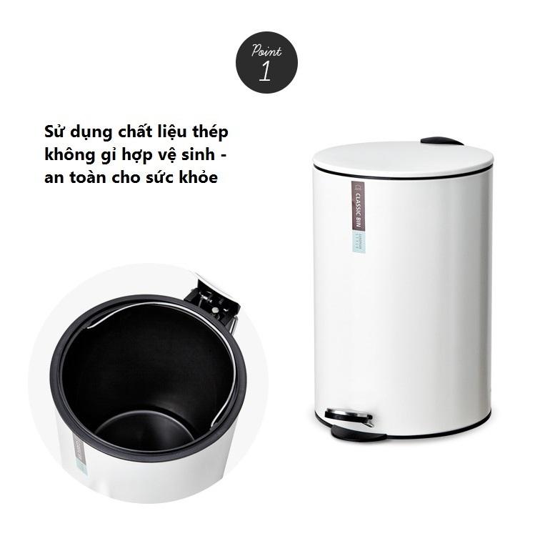 Thùng đựng rác Lock&Lock BYP101 3L