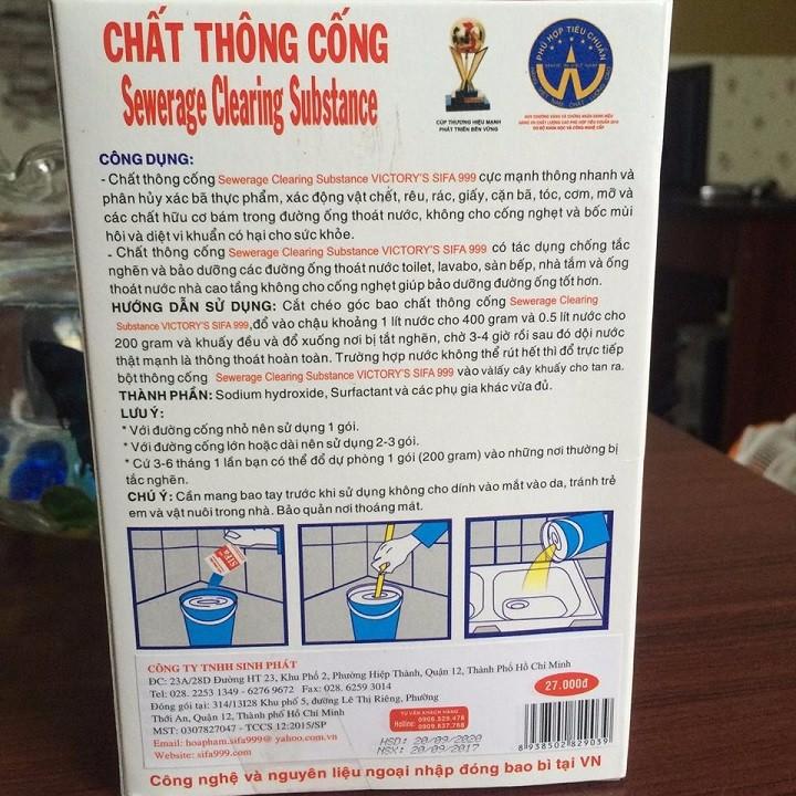 Combo 2 Gói Bột thông cống Sifa 300g