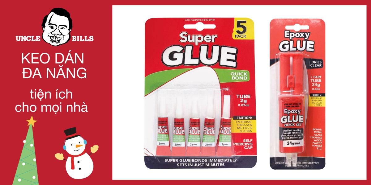Bộ 5 ống keo Uncle Bills Super Glue HY0017